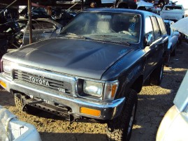 1990 TOYOTA 4RUNNER, 3.0L, 5SPEED 4WD, COLOR GRAY, STK Z15886